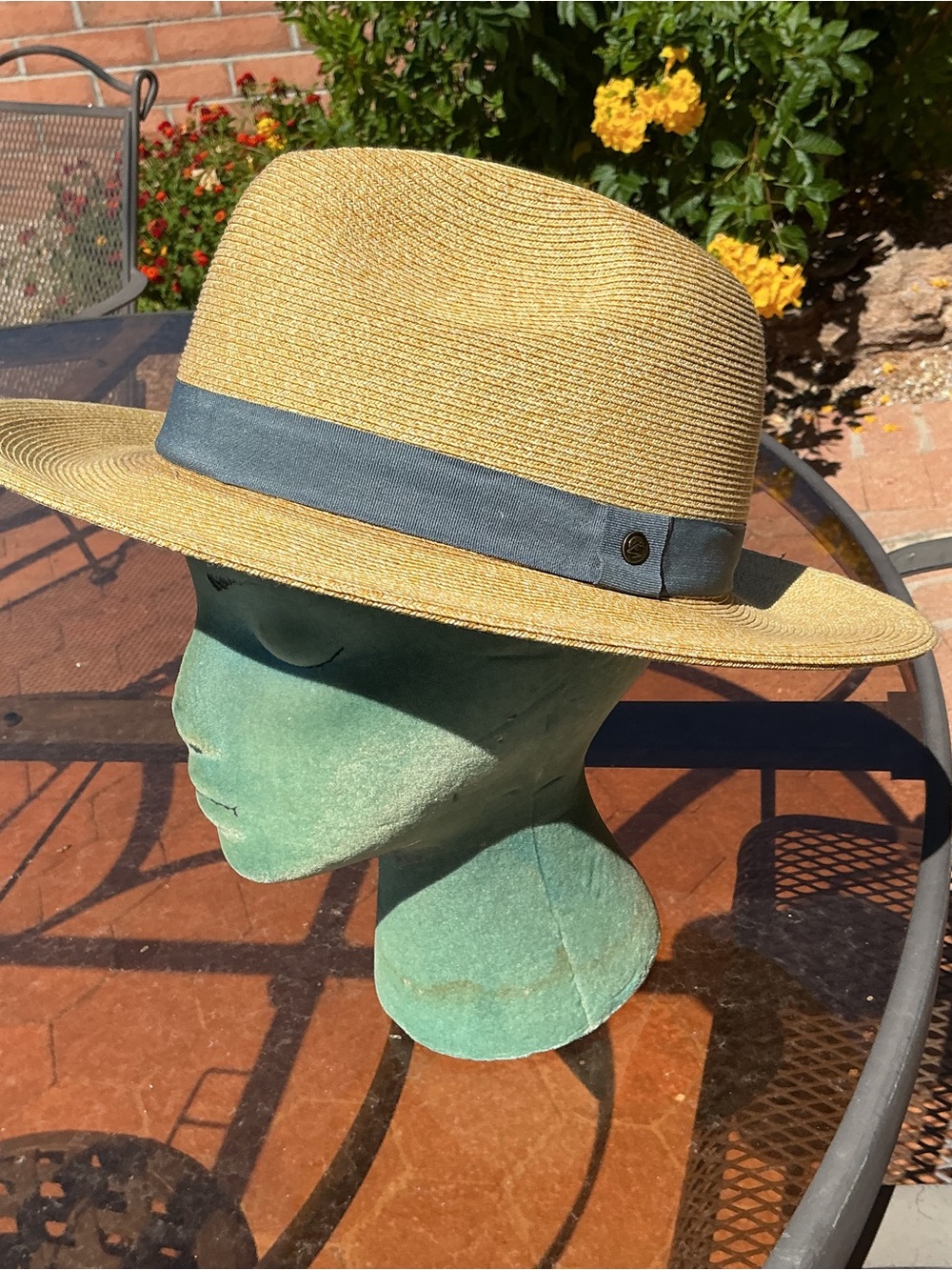 Woman’s Palm hat by Sunday Afternoon with Blue Band